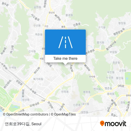 연희로39다길 map