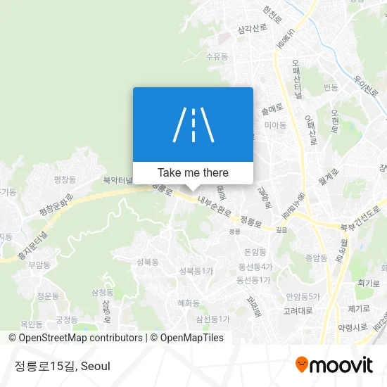 정릉로15길 map