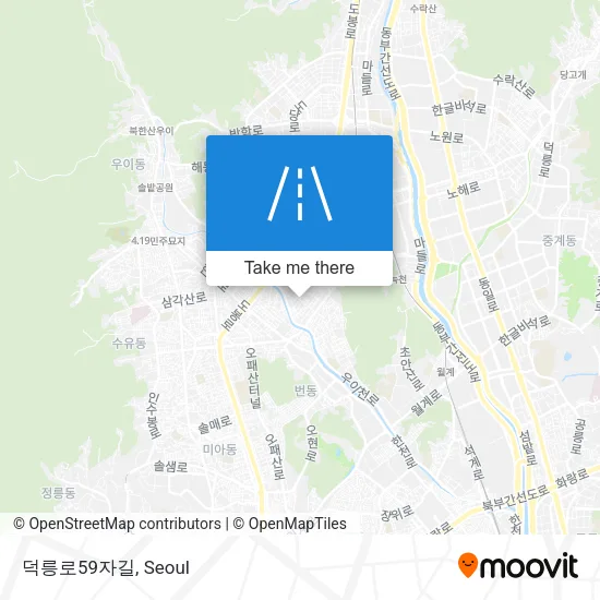 덕릉로59자길 map