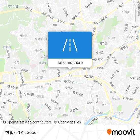 한빛로1길 map
