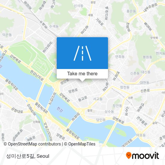 성미산로5길 map