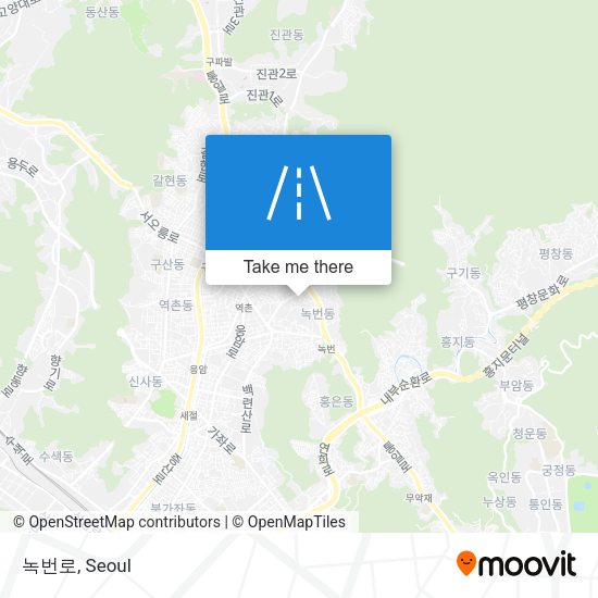 녹번로 map