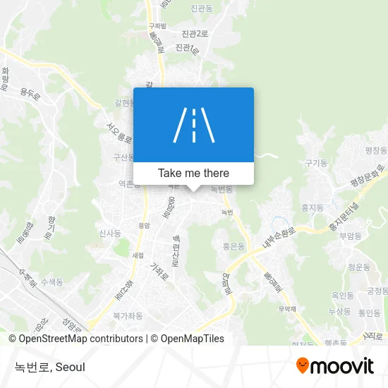 녹번로 map