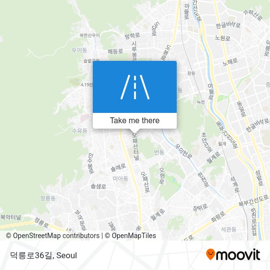 덕릉로36길 map