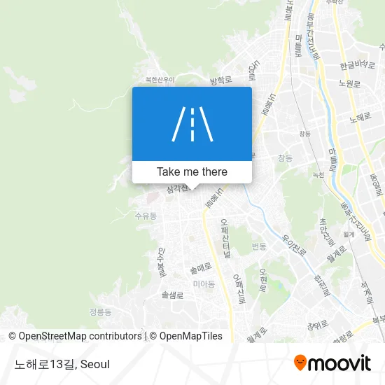 노해로13길 map