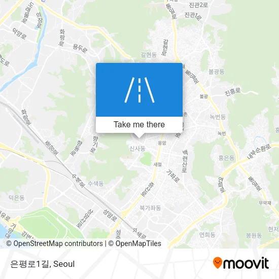 은평로1길 map