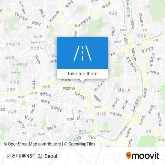 천호대로45다길 map