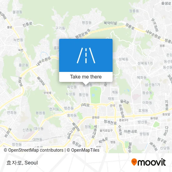 효자로 map