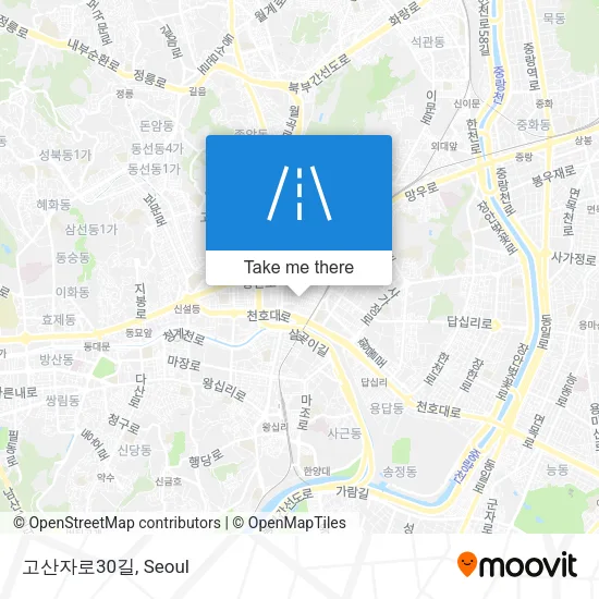 고산자로30길 map
