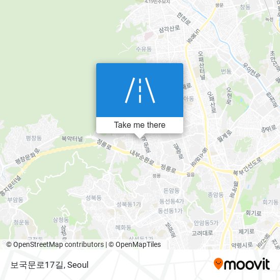 보국문로17길 map