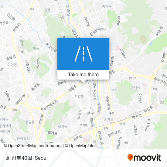 화랑로40길 map