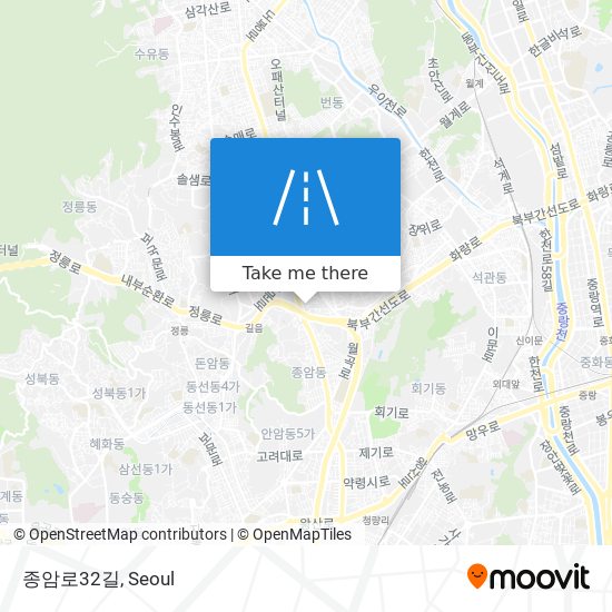 종암로32길 map