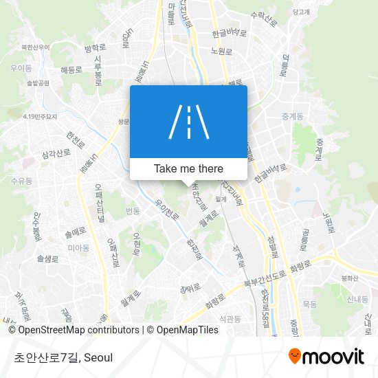 초안산로7길 map