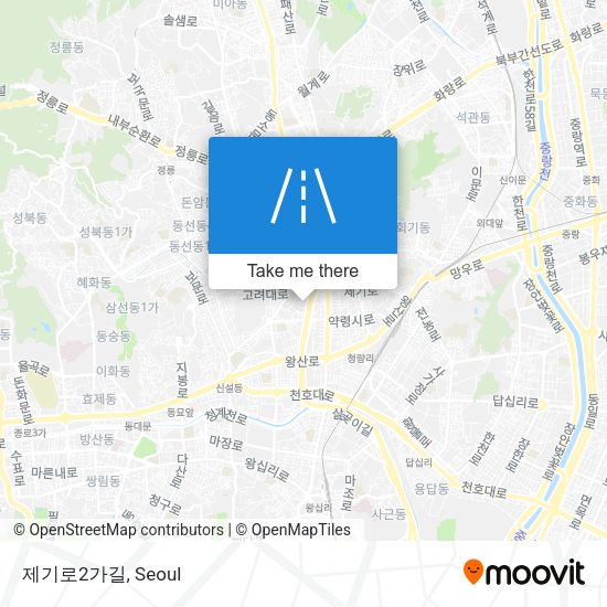 제기로2가길 map