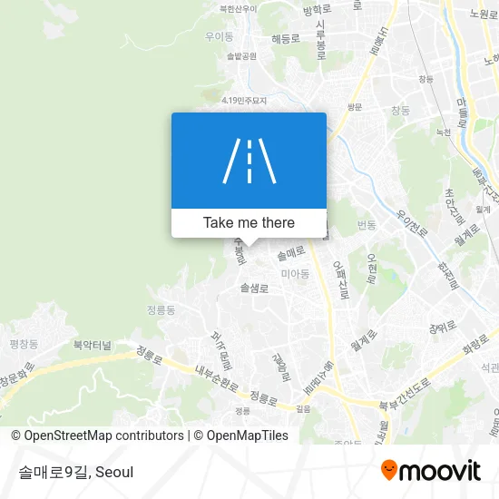 솔매로9길 map