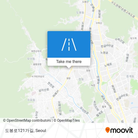 도봉로121가길 map