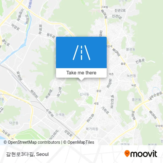 갈현로3다길 map