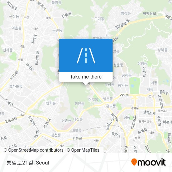 통일로21길 map
