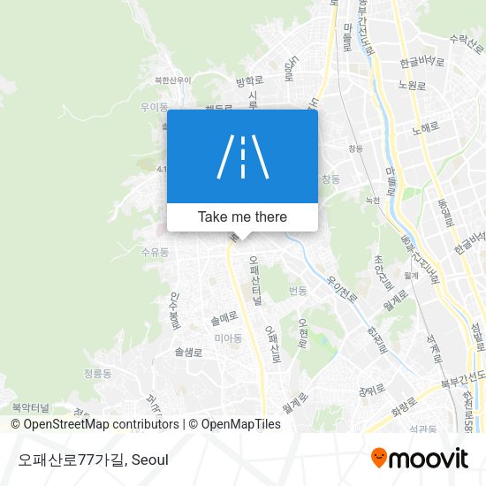 오패산로77가길 map