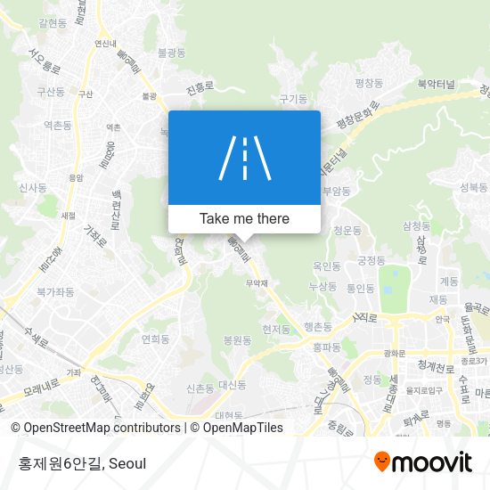홍제원6안길 map
