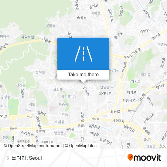 하늘다리 map