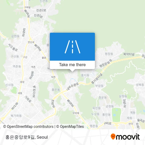 홍은중앙로9길 map