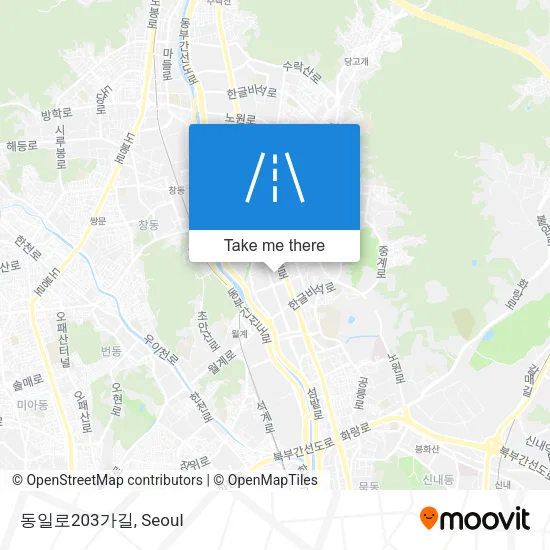 동일로203가길 map