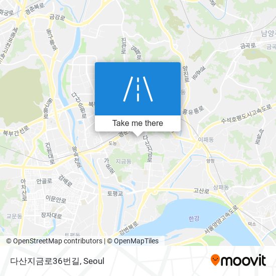 다산지금로36번길 map