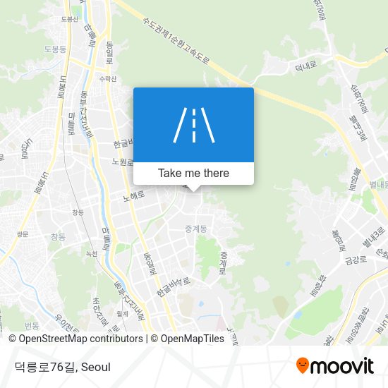 덕릉로76길 map