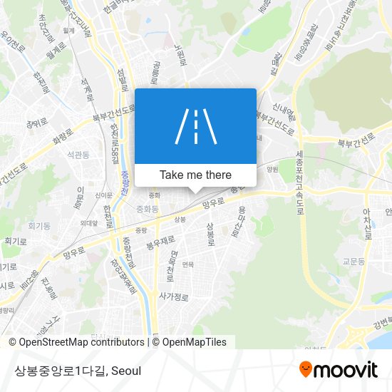 상봉중앙로1다길 map