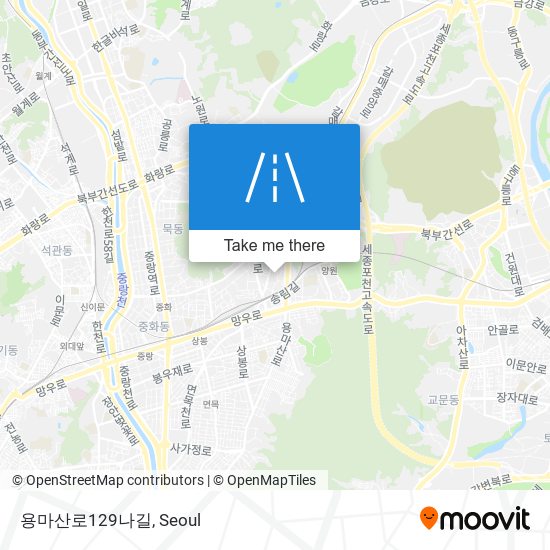 용마산로129나길 map