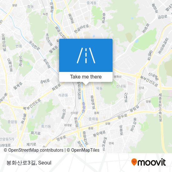 봉화산로3길 map