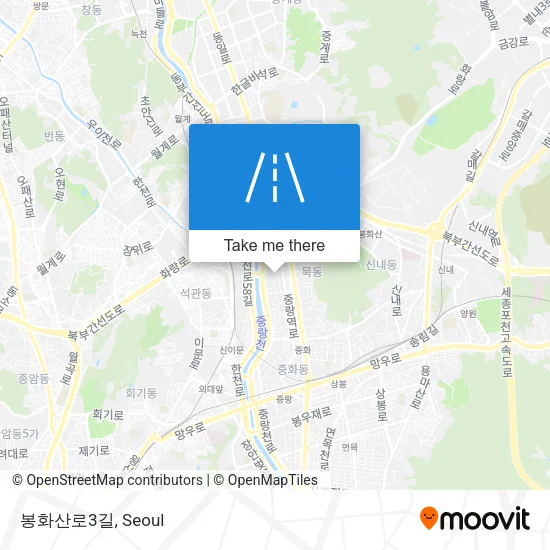 봉화산로3길 map