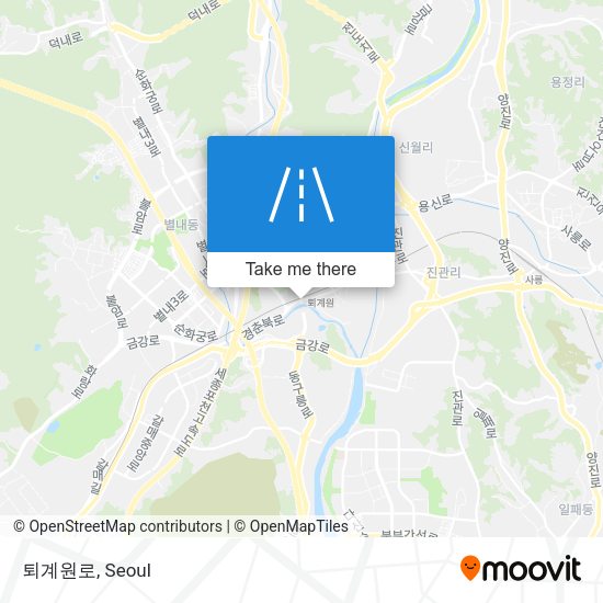 퇴계원로 map