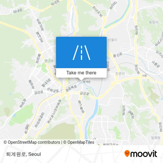 퇴계원로 map