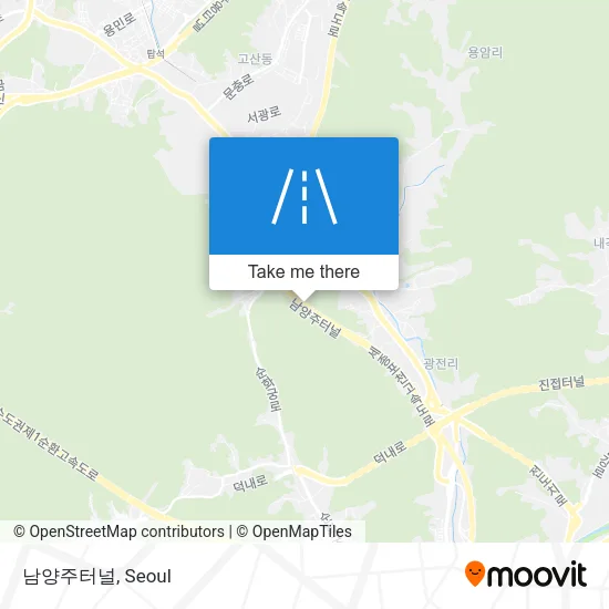 남양주터널 map