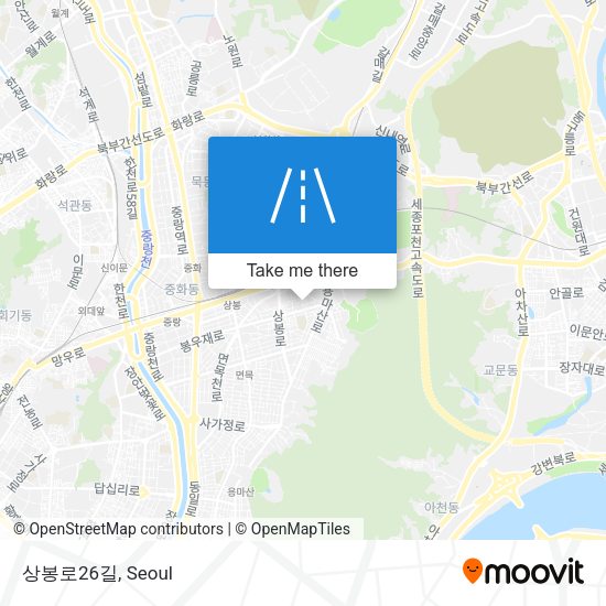 상봉로26길 map