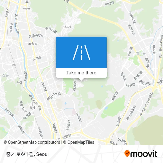 중계로6다길 map