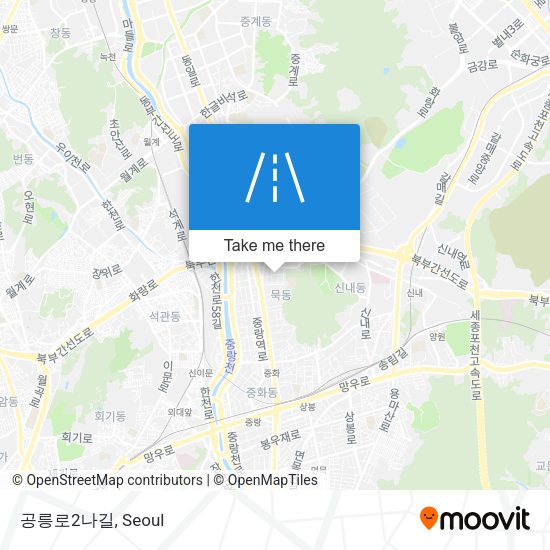 공릉로2나길 map