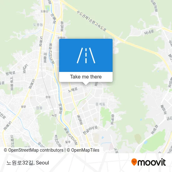 노원로32길 map