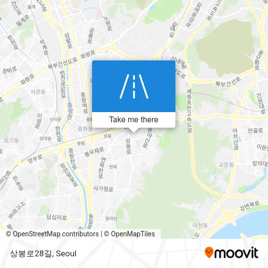 상봉로28길 map