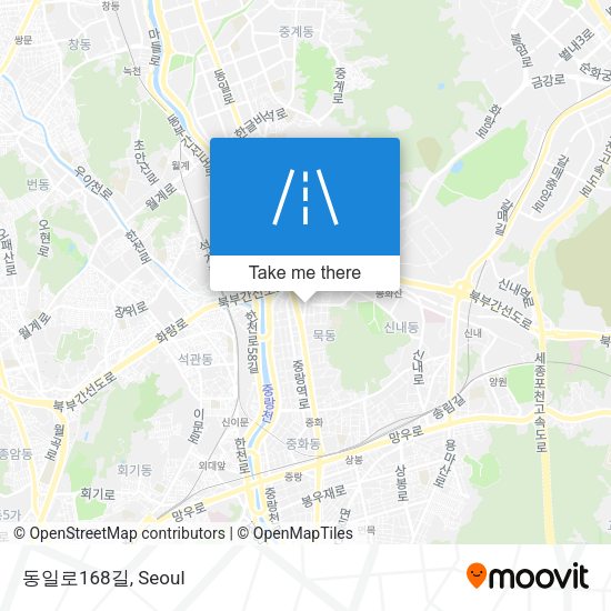 동일로168길 map