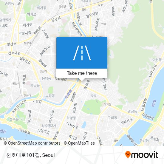 천호대로101길 map
