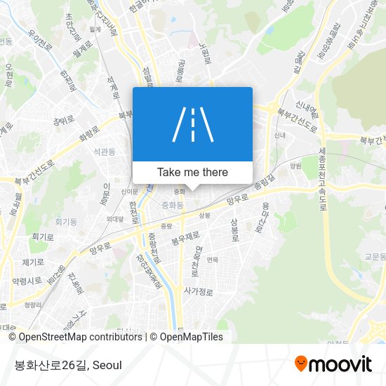 봉화산로26길 map