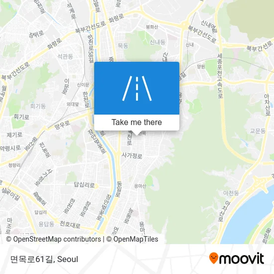 면목로61길 map