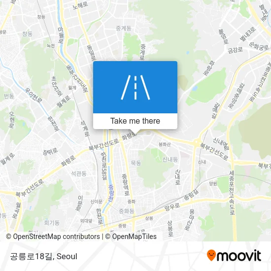 공릉로18길 map