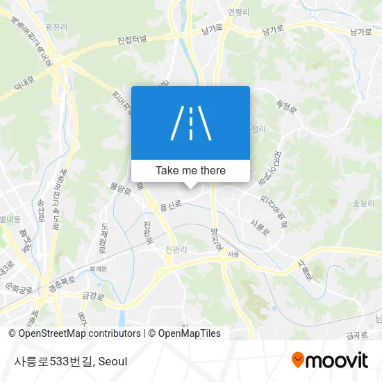사릉로533번길 map