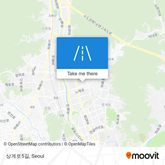상계로5길 map
