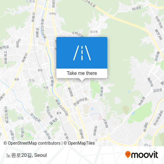 노원로20길 map