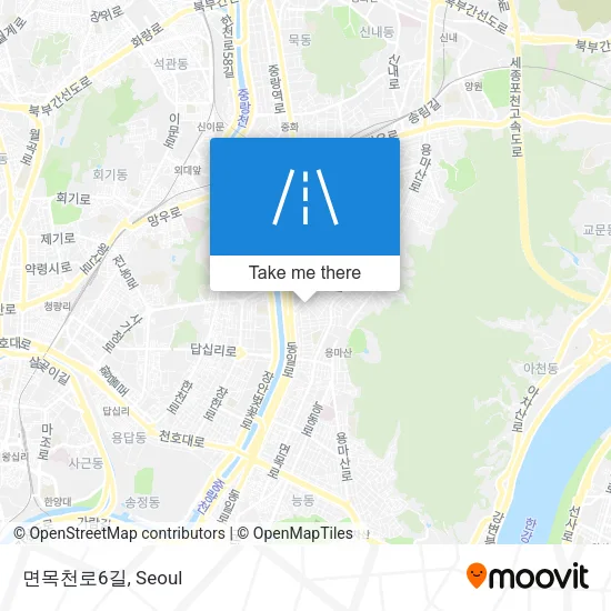 면목천로6길 map
